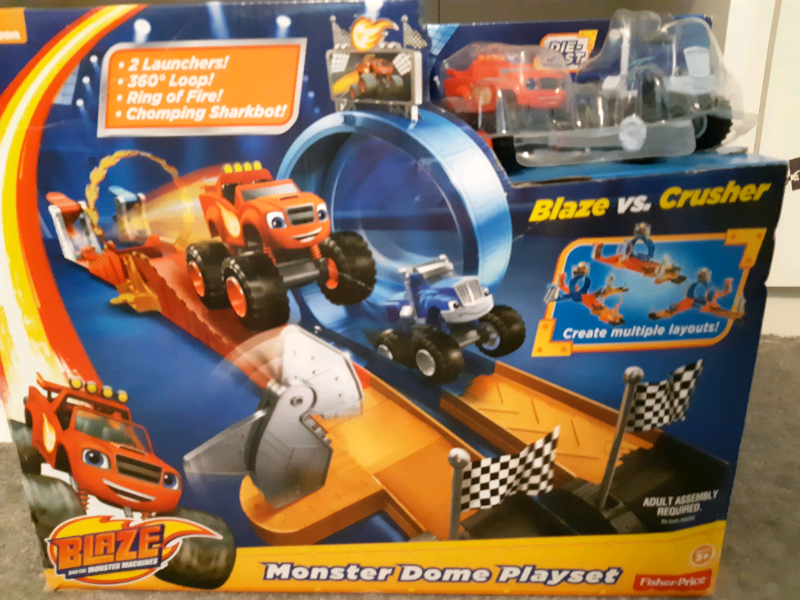 blaze monster dome playset
